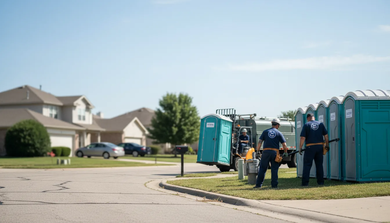 Porta Potty Rental in Mart, TX near me